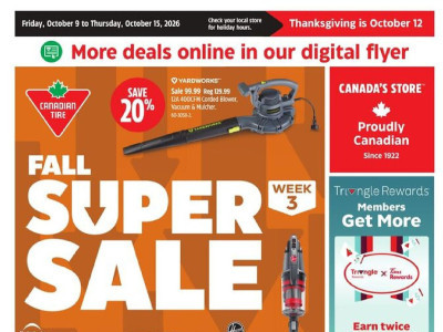 Canadian Tire Flyer Thumbnail