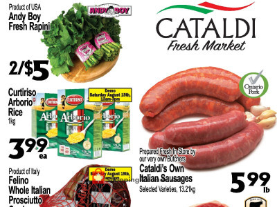 Cataldi Fresh Market Flyer