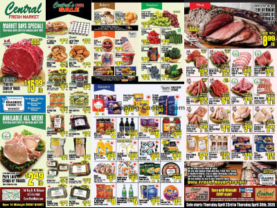 Central Fresh Market Flyer