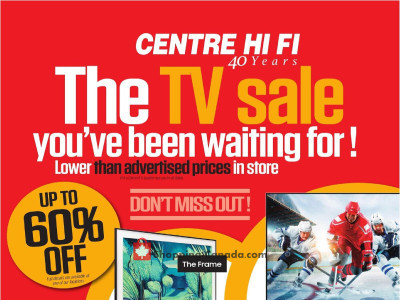 Centre Hi-Fi flyer Flyer