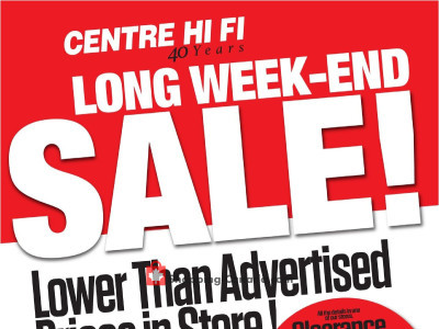 Centre Hi-Fi Outdated Flyer Thumbnail - Friday September 4, 2026 - Thursday September 10, 2026