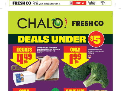 Chalo FreshCo chalowest Flyer