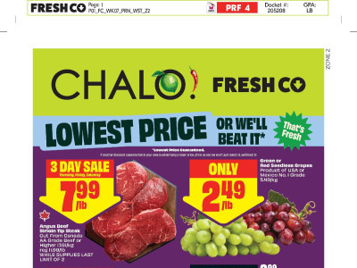Chalo FreshCo Flyer Thumbnail