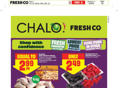 Chalo FreshCo chalowest Flyer