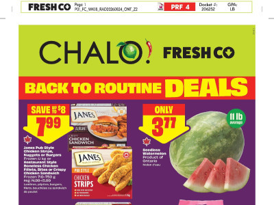 Thumbnail - Chalo FreshCo flyer Flyer