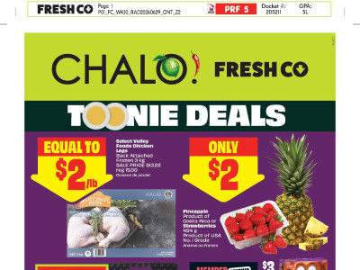 Chalo FreshCo flyer Flyer