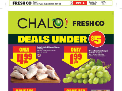 Chalo FreshCo flyer Flyer