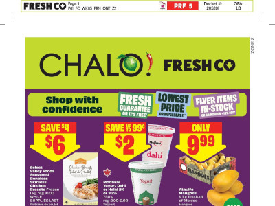 Thumbnail - Chalo FreshCo flyer Flyer