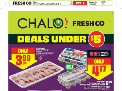Chalo FreshCo flyer Flyer