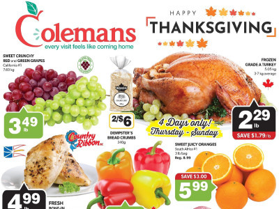 Coleman's Current Ad Flyer