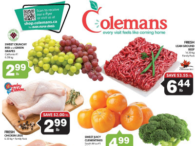 Coleman's Next Ad Flyer