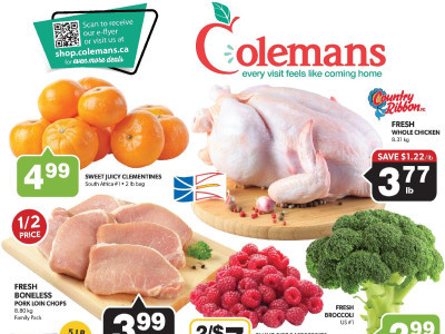 Coleman's Next Ad Flyer