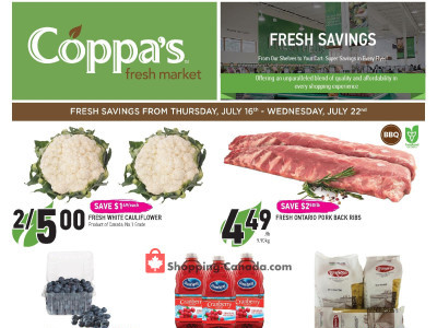 Coppa's Fresh Market Outdated Flyer Thumbnail - Thursday July 16, 2026 - Wednesday July 22, 2026