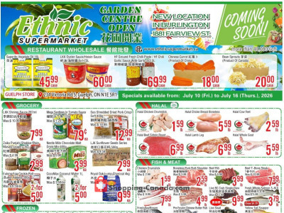 Ethnic Supermarket Flyer Thumbnail valid from Friday July 10, 2026 to Thursday July 16, 2026