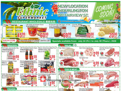 Ethnic Supermarket Flyer Thumbnail valid from Friday July 24, 2026 to Thursday July 30, 2026