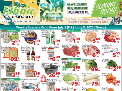 Ethnic Supermarket Flyer
