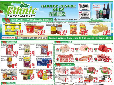 Ethnic Supermarket Flyer
