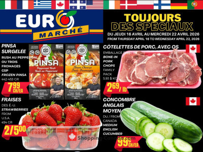 Euro Marché Outdated Flyer Thumbnail - Thursday April 16, 2026 - Wednesday April 22, 2026