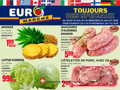 Euro Marché Flyer