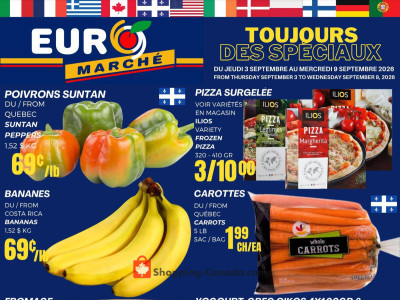 Euro Marché Flyer Thumbnail valid from Tuesday September 1, 2026 to Wednesday September 9, 2026