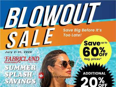 Fabricland flyer Flyer
