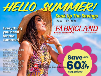 Fabricland flyer Flyer