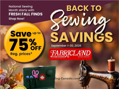 Thumbnail - Fabricland flyer Flyer