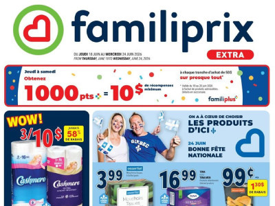 Familiprix extra Flyer