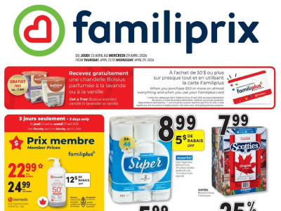 Familiprix weekly Flyer