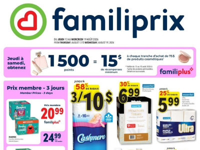 Familiprix weekly Flyer