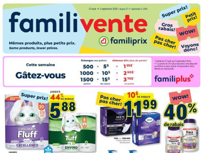 Familiprix weekly Flyer