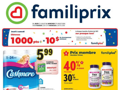 Familiprix Flyer Thumbnail