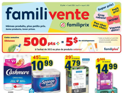 Familiprix weekly Flyer