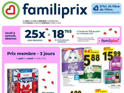 Familiprix weekly Flyer
