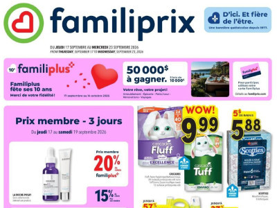 Thumbnail - Familiprix weekly Flyer
