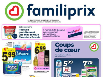 Familiprix weekly Flyer