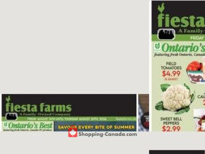 Fiesta Farms FiestaFarms_Weekly-Flyer-Aug-14-Aug-20-2026.pdf Fiesta Farms (M6G3B6-M6G3B6) Flyer