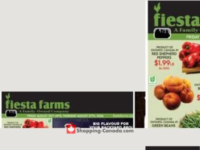 Fiesta Farms FiestaFarms_Weekly-Flyer-Aug-21-Aug-27-2026.pdf Fiesta Farms (M6G3B6-M6G3B6) Flyer
