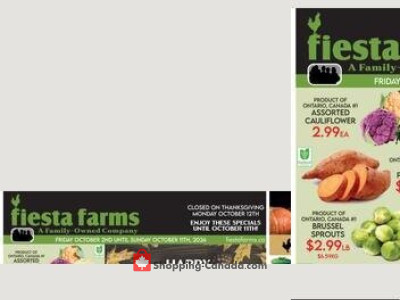 Fiesta Farms FiestaFarms_Weekly-Flyer-Oct-02-Oct-11-2026.pdf Fiesta Farms (M6G3B6-M6G3B6) Flyer