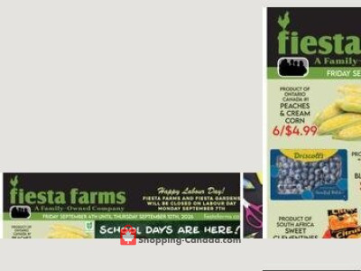 Fiesta Farms Outdated Flyer Thumbnail - Friday September 4, 2026 - Thursday September 10, 2026