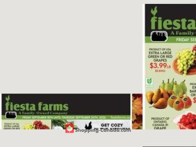 Thumbnail - Fiesta Farms FiestaFarms_Weekly-Flyer-Sep-18-Sep-24-2026.pdf Fiesta Farms (M6G3B6-M6G3B6) Flyer