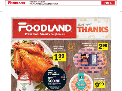 Foodland Flyer Thumbnail valid from Thursday October 1, 2026 to Wednesday October 7, 2026