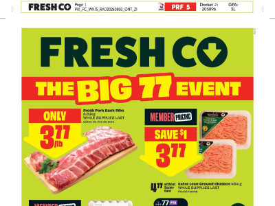 FreshCo flyer Flyer