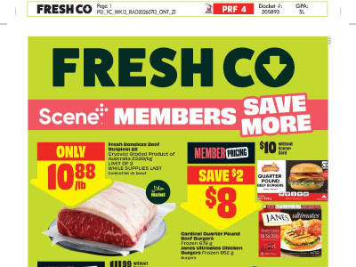 Thumbnail - FreshCo flyer Flyer