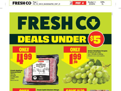 FreshCo flyer Flyer
