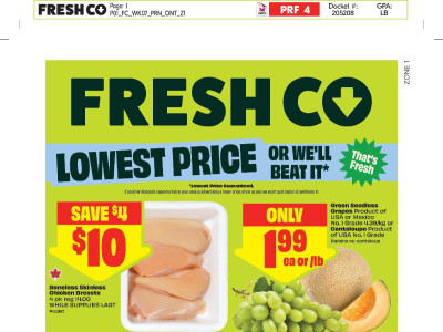 FreshCo flyer Flyer