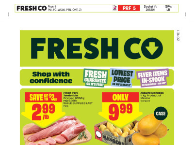 FreshCo flyer Flyer