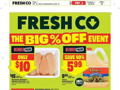 Thumbnail - FreshCo flyer Flyer