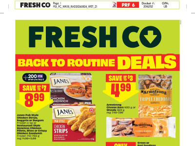 FreshCo freshcowest Flyer