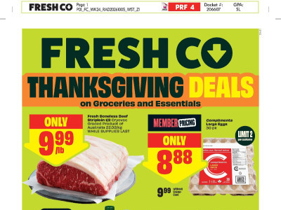 Thumbnail - FreshCo freshcowest Flyer